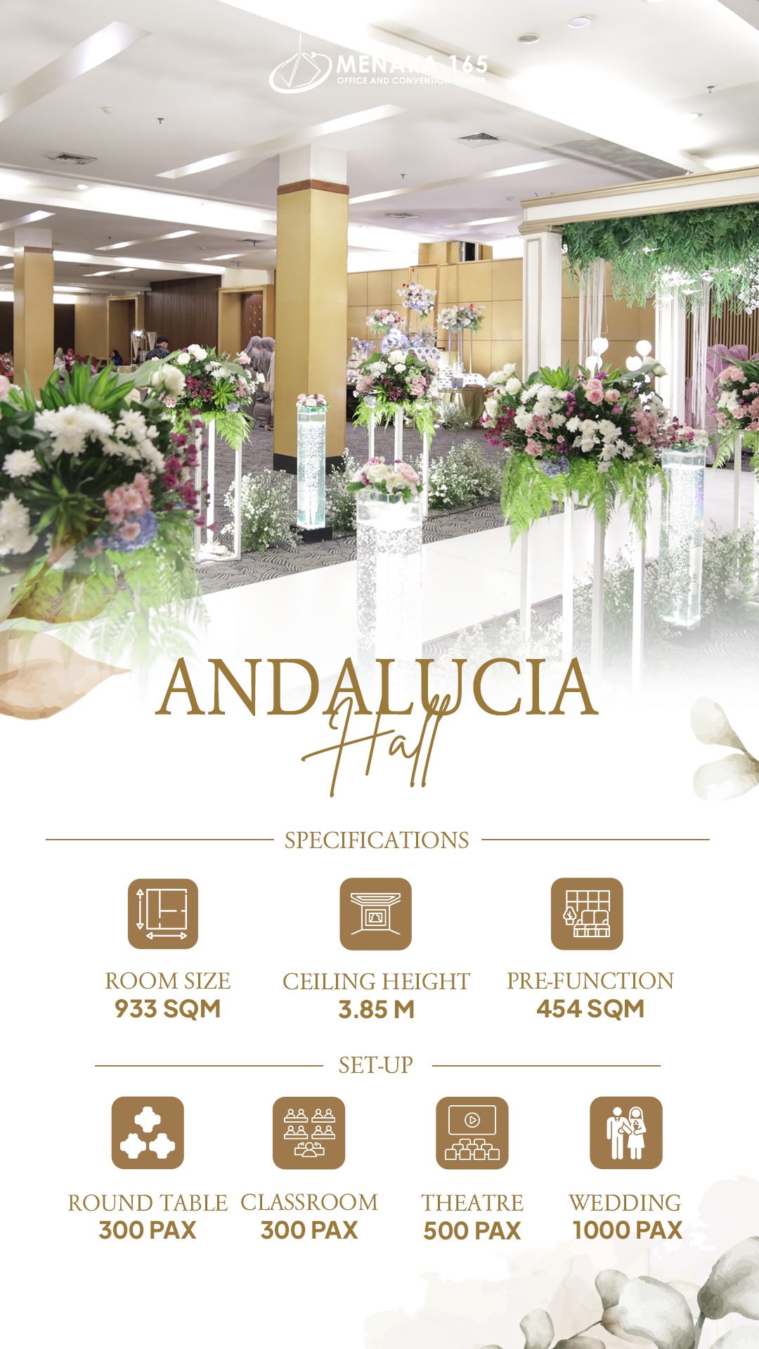 Andalucia Hall, Menara 165